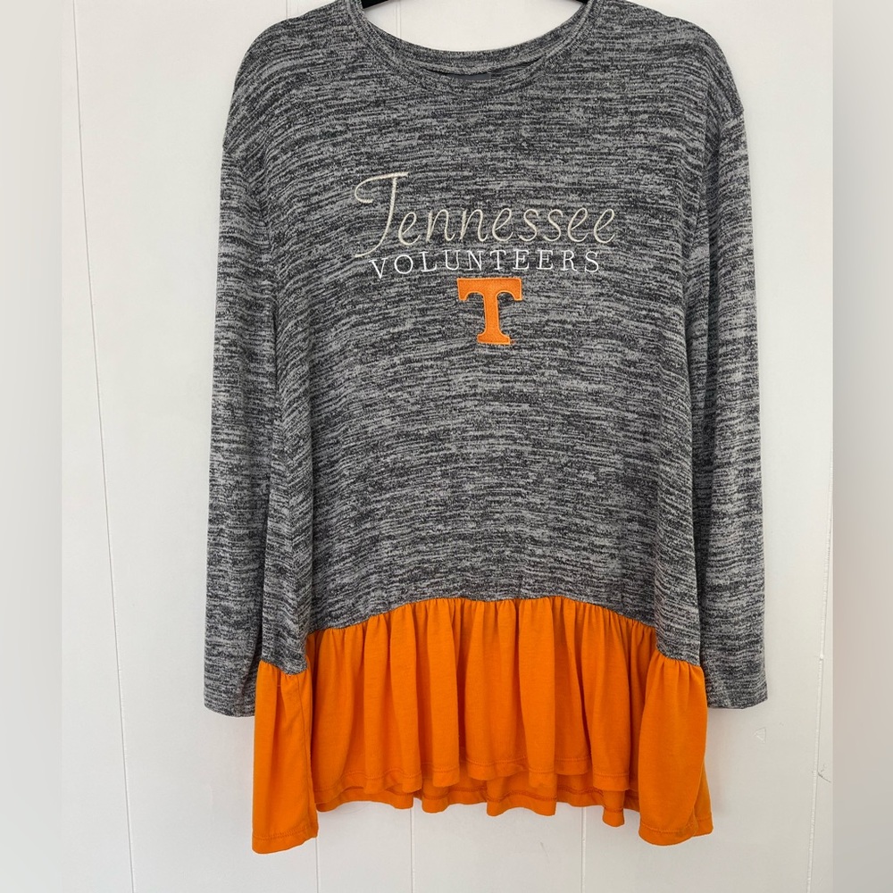 Knights Apparel Tennessee VOLS Ruffled Tunic Sz Medium - Picture 1 of 10